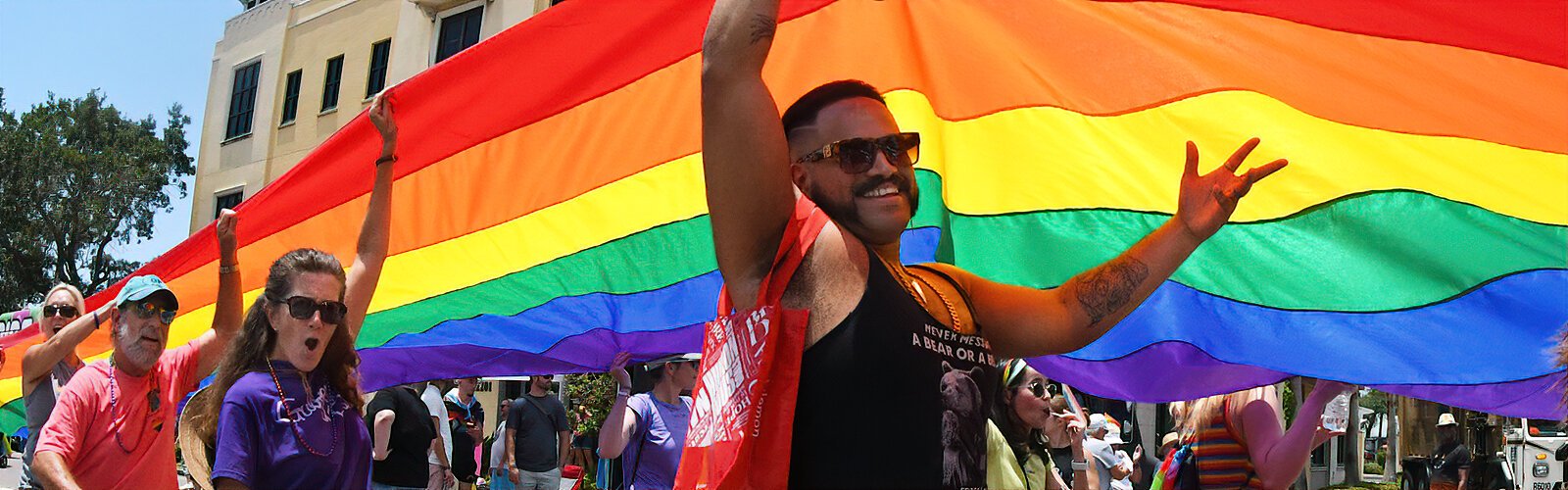 Capping off  Pride Month events, the annual St. Pete Pride street festival drew a large crowd to the Grand Central District despite sweltering temperatures.