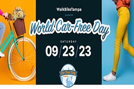 Walk Bike Tampa leads a group of partner organizations putting on Tampa's first Car-Free Day on September 23rd.