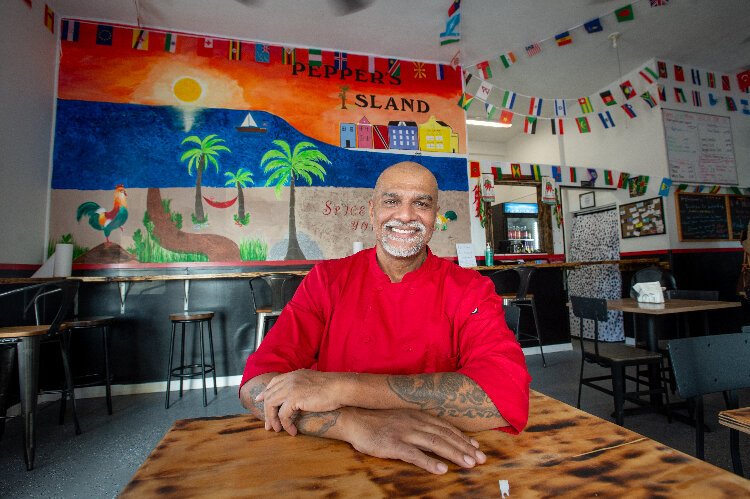 Pepper's Island owner Rodney Dhanraj left the corporate world to pursue his dream of opening a restaurant like the one his grandparents ran in Trinidad.