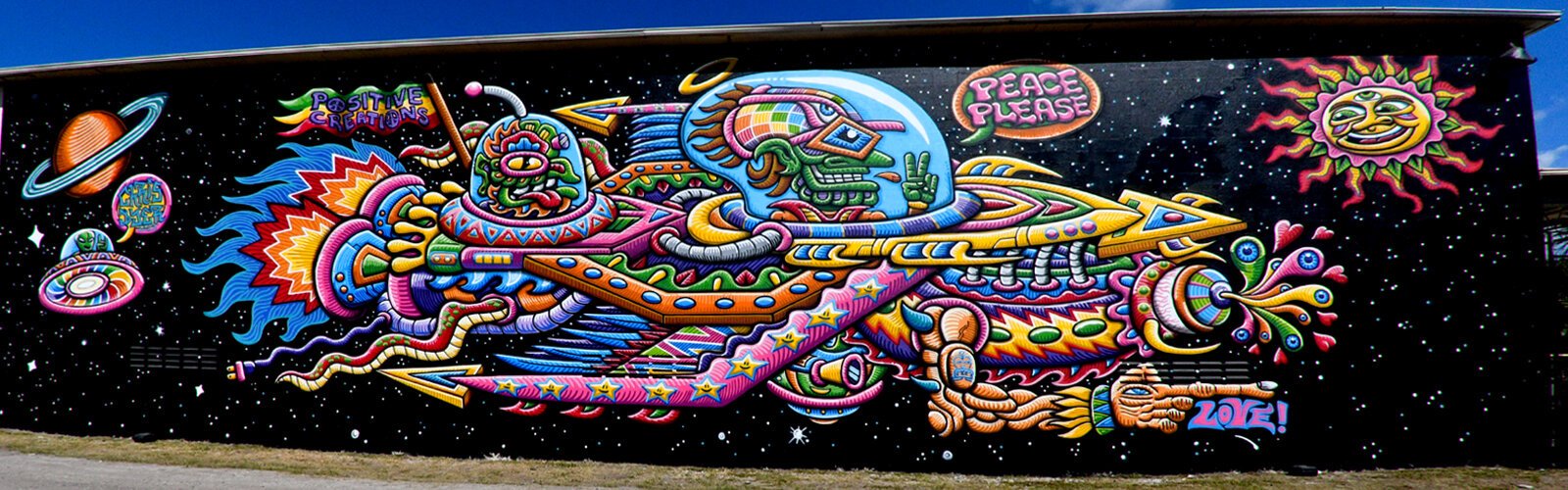 The art of Florida-based Peruvian-Canadian artist Chris Dyer is a reflection of his personal spiritual journey and is part of the 9th SHINE Mural Festival in St Petersburg.