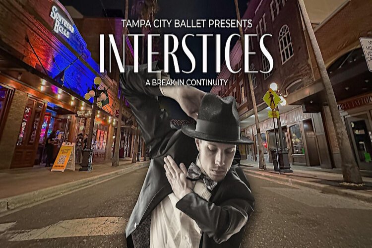  The Tampa City Ballet presents “Interstices - A Break in Continuity” on November 3rd and 4th at the historic Cuban Club in Ybor City.