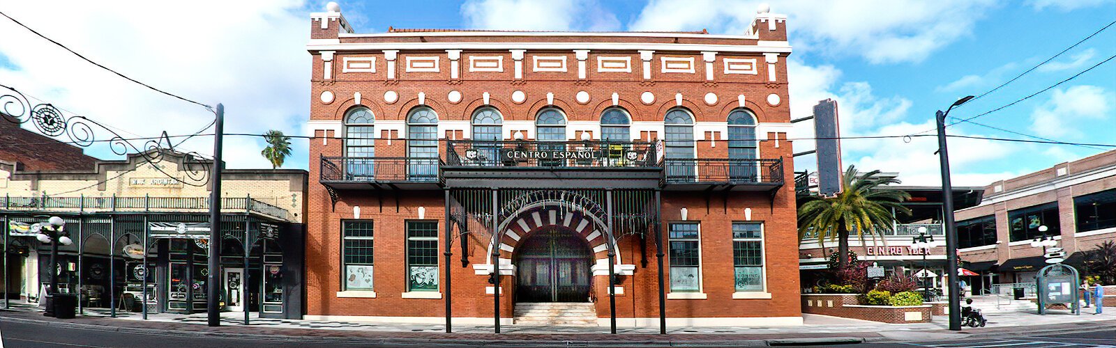  Recognized as a U.S. National Historic Landmark, the 1912 El Centro Espanol building in Ybor City first served as an ethnic and cultural clubhouse and is today part of a shopping and entertainment complex. 