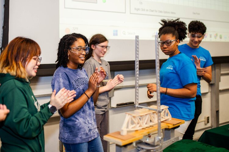 The 2024 USF-Selmon Bridge Building Competition draws nearly 30 teams from Pinellas, Hillsborough and Pasco counties.