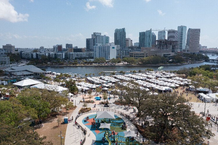 The Gasparilla Festival of the Arts returns to Tampa's Julian B. Lane Waterfront Park on March 2nd and 3rd.