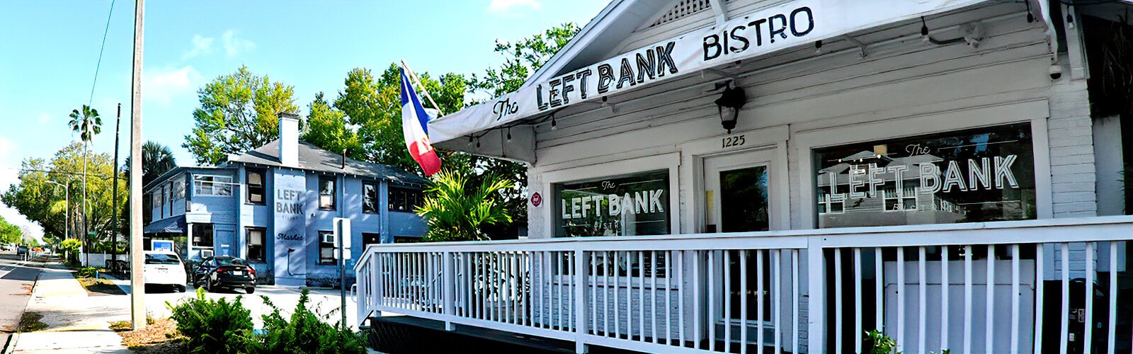 The Left Bank Bistro offers French-inspired fare as well as a unique shopping experience in the  next door Market at Left Bank.