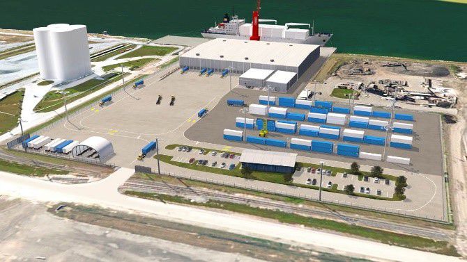 Port Logistics Refrigerated Services is building a cold storage warehouse at Port Tampa Bay.