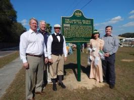 Dignataries gather around Temple Terrace's newest historic marker