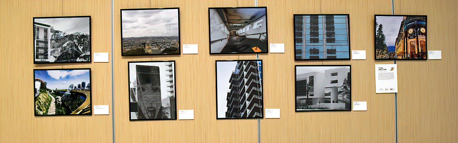 The photographs that Jefferson High senior Tom Nguyen took at locations around the world are now on display to be appreciated  by airline passengers traveling through Tampa.