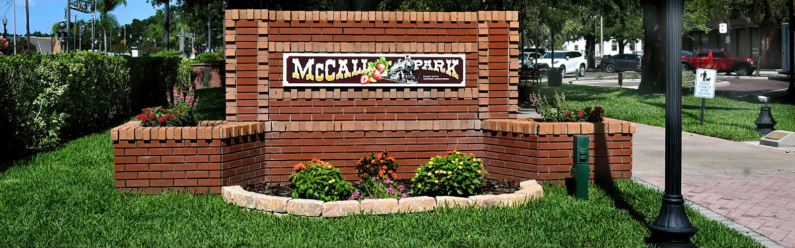 Named after Theodore Jeffers McCall, Plant City’s first city manager, McCall Park spans four blocks of historic downtown and hosts many events.
