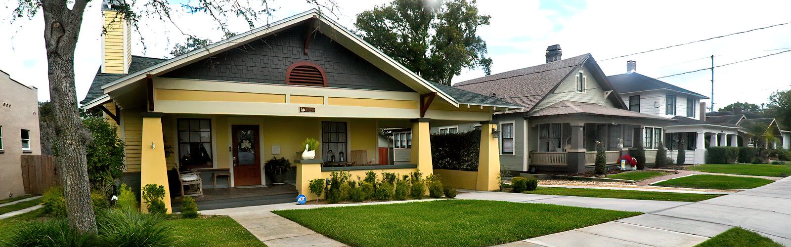 South Lake Morton has the largest concentration of pre-1930 homes such as this Craftsman bungalow featuring the quintessential front porch.