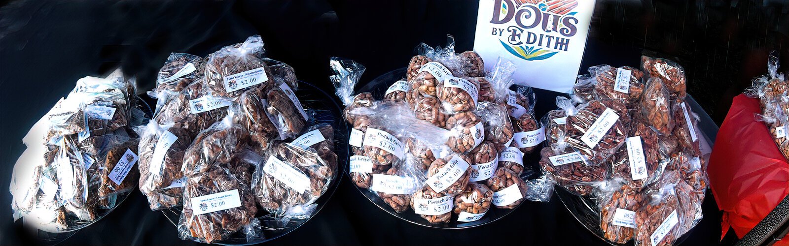 Dous by Edith is selling the traditional Haitian sweet made with peanuts or coconut flakes.