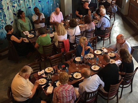 Dining at Cha Cha Cha Paladar in Havana