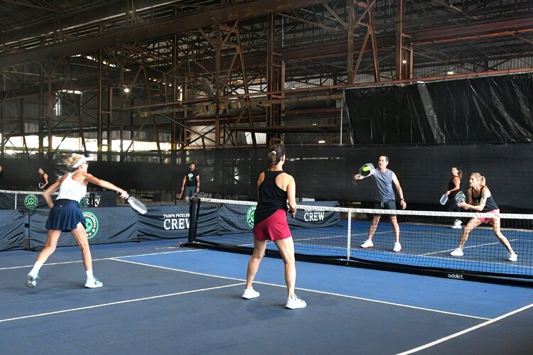 Breathing new life into a former industrial building on Adamo Drive, Tampa Pickleball Crew is part of a re-energized Ybor City's revitalization 