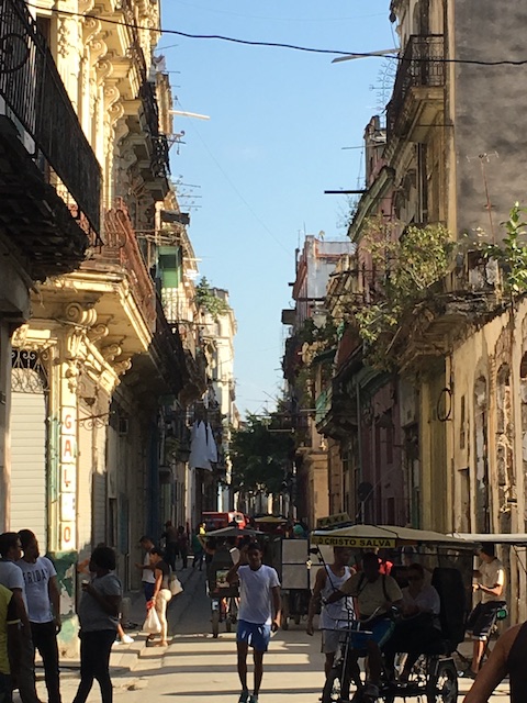 Old Havana street scene