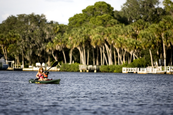 The Pithlachascotee River winds through New Port Richey.