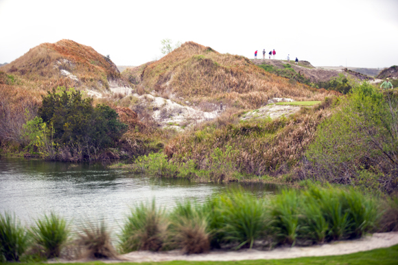 The terrain at Streamsong Resort retains a natural esthetic. 