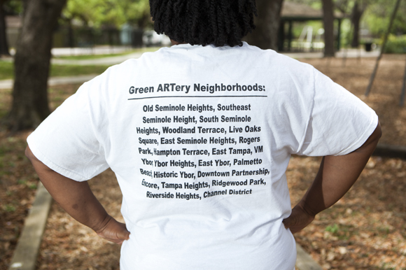 Rhonda Triplett-Coleman, executive community member for Green ARTery. 