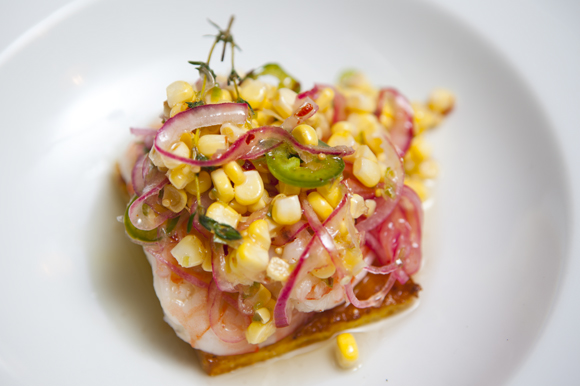 Pickled Shrimp at Indigenous. - Julie Branaman