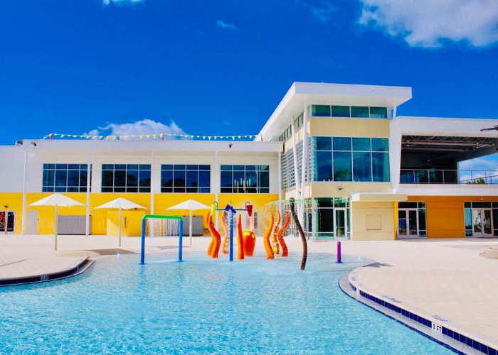 The pool at the new YMCA in Riverview.