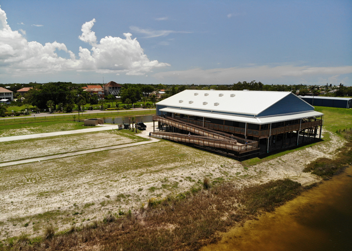 The new two-story, 19,000-square-foot Sea Turtle Rehabilitation Center.
