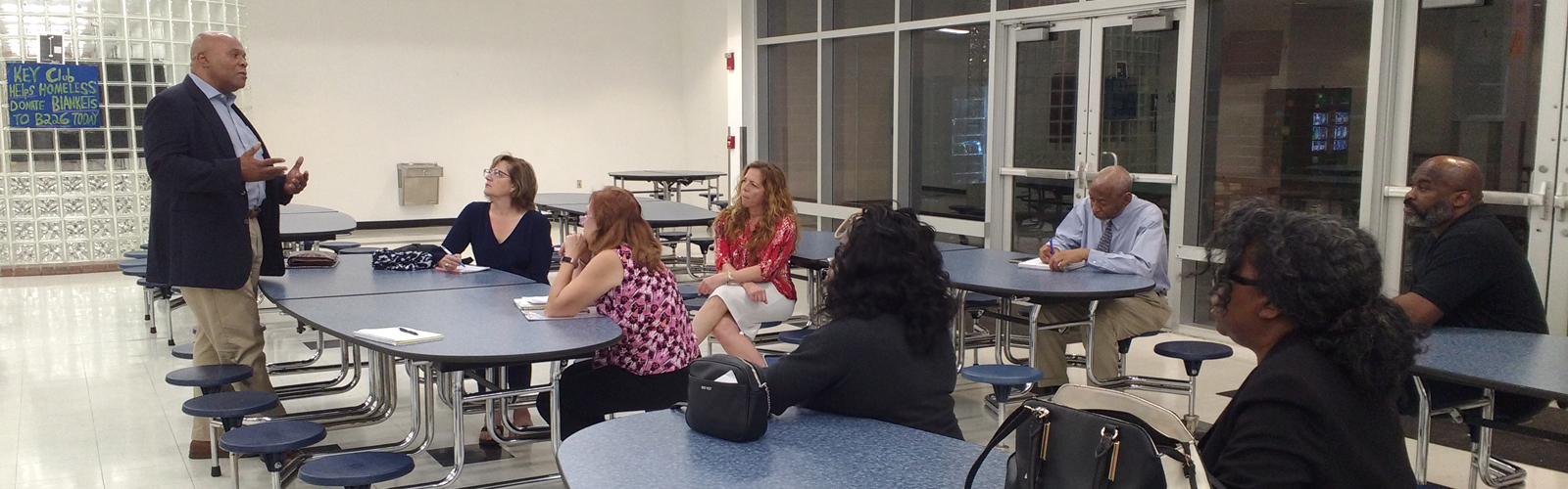 About a dozen people came to a community meeting at Blake High School to discuss plans for a new Urban League in Hillsborough County.