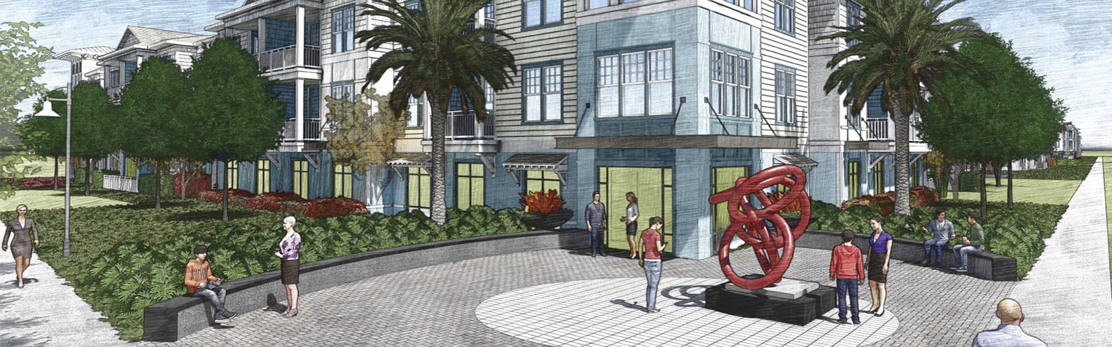 Largo's redevelopment includes new apartments near Pinellas Trail.