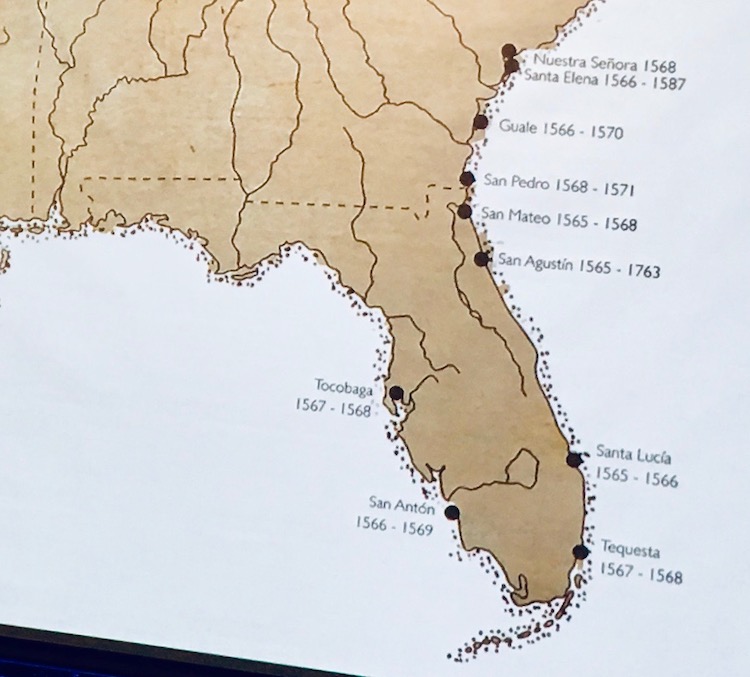An early map of Florida in the La Florida collection.
