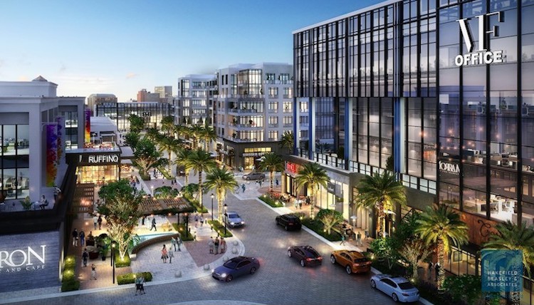 Artist's rendering of Westshore Plaza expansion.