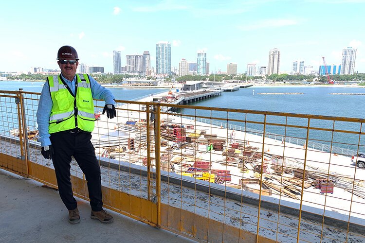 Chuck Jablon is the head leader of the St. Pete Pier construction.
