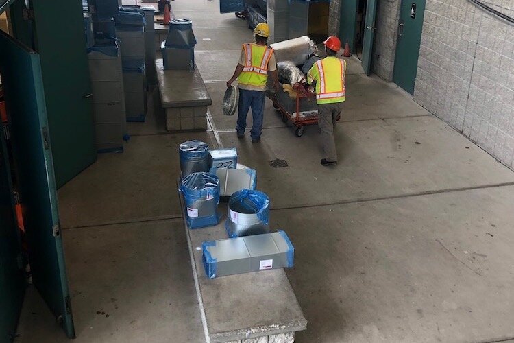 Construction at Lithia Springs Elementary in Valrico.