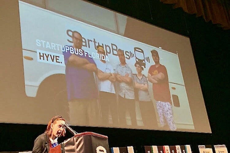 The Hyve startup team from Tampa Bay makes their pitch in New Orleans.