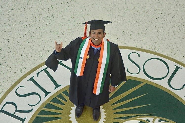 Aditya Sharma earned a Master’s Degree in Information Technology from USF.
