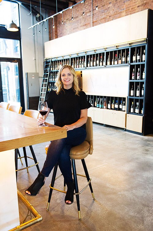 Jennifer Bingham, co-owner of Cru Cellars.