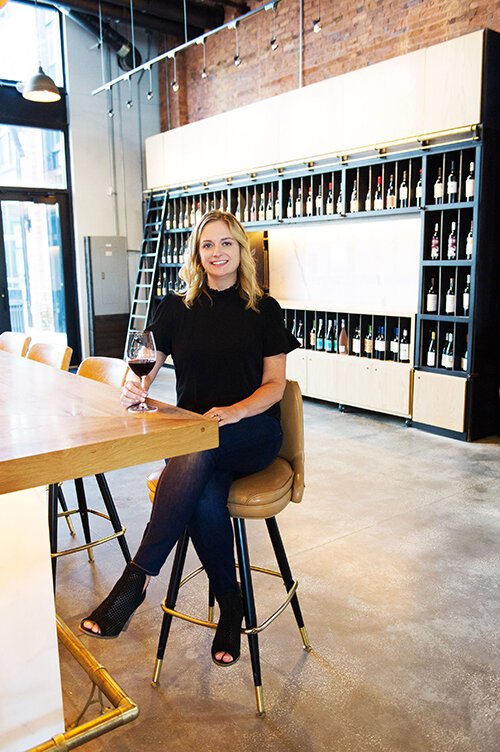 Jennifer Bingham, co-owner of Cru Cellars.