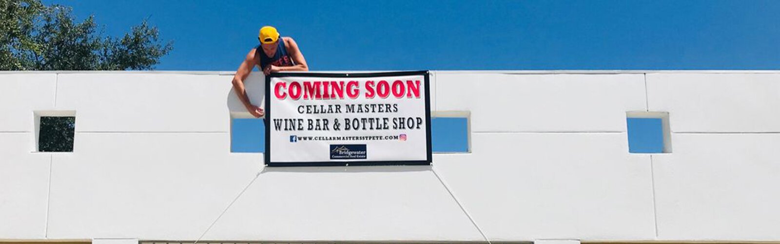 CellarMasters Wine Bar and Bottle Shop is opening soon in St. Pete's Edge District. 