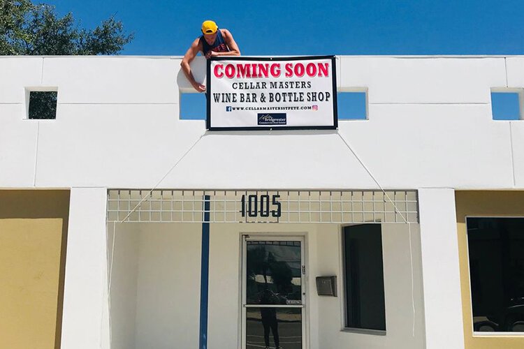CellarMasters Wine Bar and Bottle Shop to open soon in St. Pete.