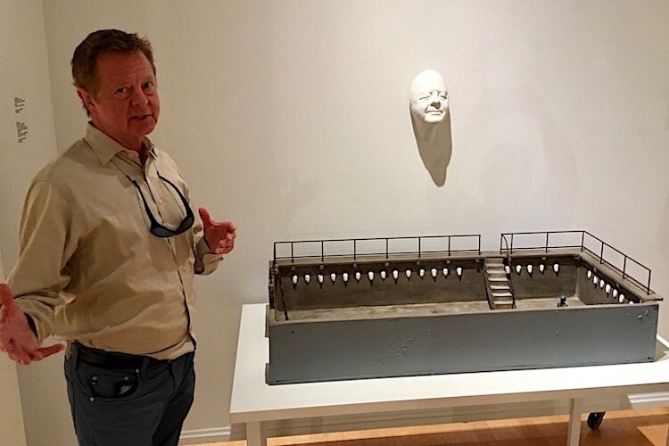 Art Collector Stanton Storer tells the story of creating a death mask.