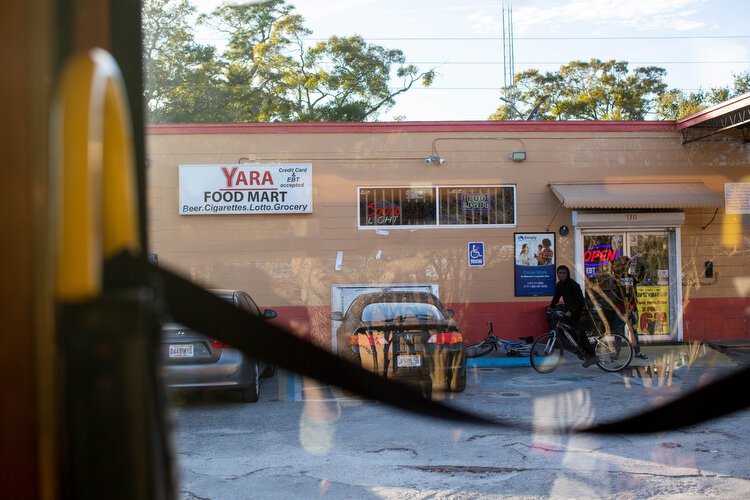 The Yara Food Mart on 22nd Street South was once the site of the Blue Star Cab Company, serving African Americans during times of segregation.