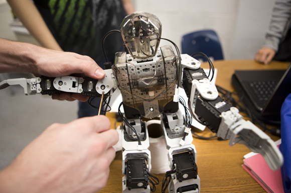 Team Hydra Robotics at work. - Julie Branaman