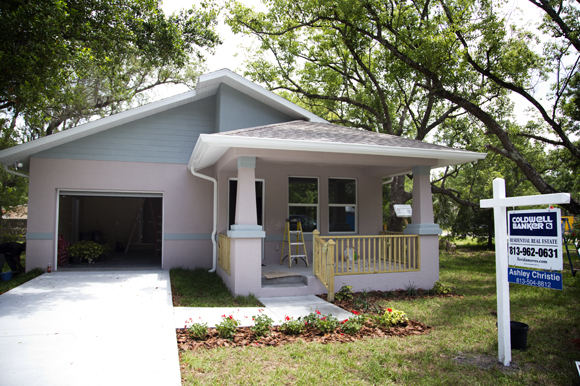 The first newly completed Nehemiah Project home. - Julie Branaman  