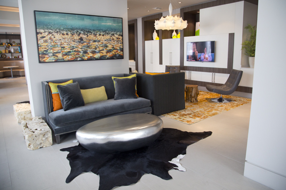 The Media Room of Modera Prime 235 in downtown St Pete. - Julie Branaman  