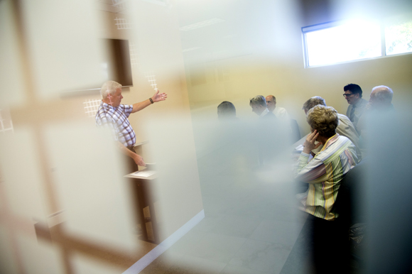 Gene Biles of S.C.O.R.E. leads a class at the new E.C.C. in Ybor. 