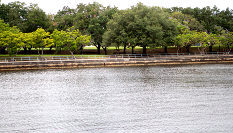 Julian B. Lane Riverfront Park. 