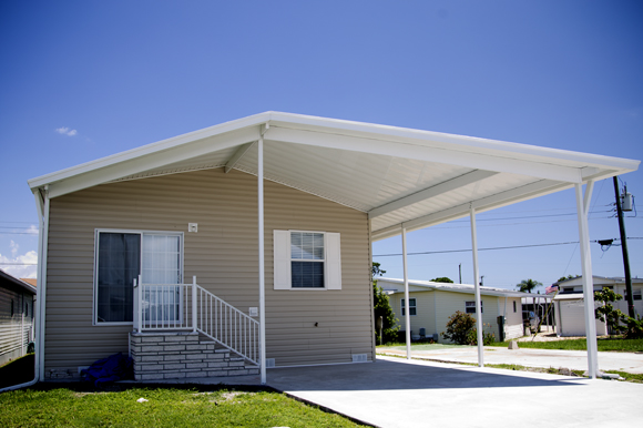 Manufactured home at Trailer Estates. 