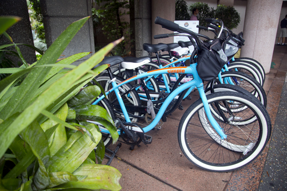 Bike rental available at Grand Hyatt. 
