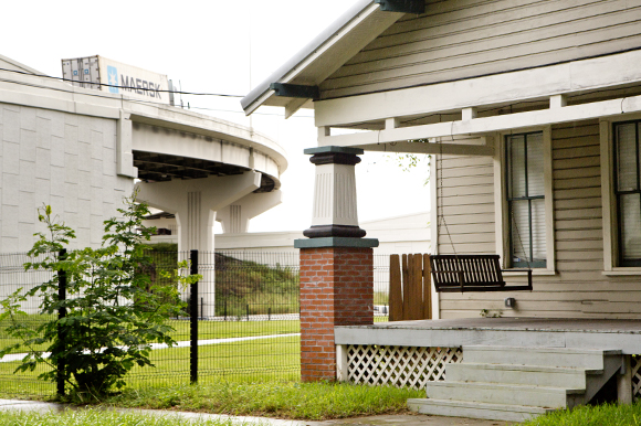 Tampa Heights near the I-4 on-ramp.  