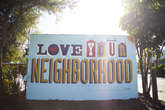 Calusa Press Co. mural in Grand Central District. 