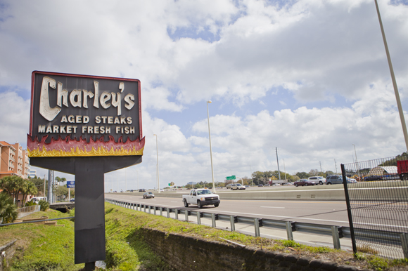 Charley's Steak House on Cypress near I-275.