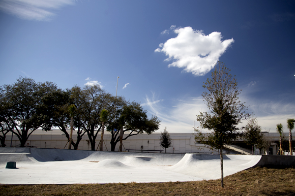 Skate park at Perry Harvey Sr. Park. 