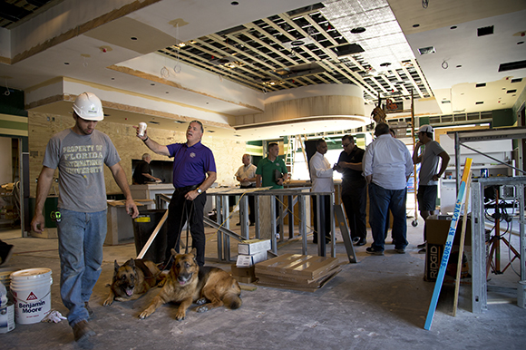 Richard Gonzmart walks through the Goody Goody site in South Tampa.